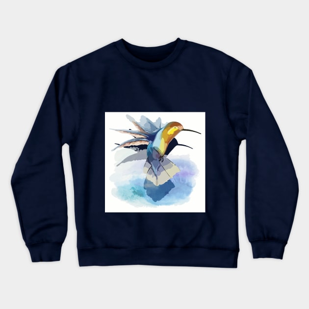 Hummingbird Crewneck Sweatshirt by AhMath